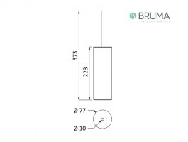 MEDIDAS ESCOBILLERO A SUELO X-ALPHA BRUMA